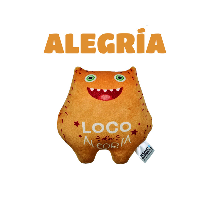 MONSTRUO CHICO DE PLUSH - ALEGRIA